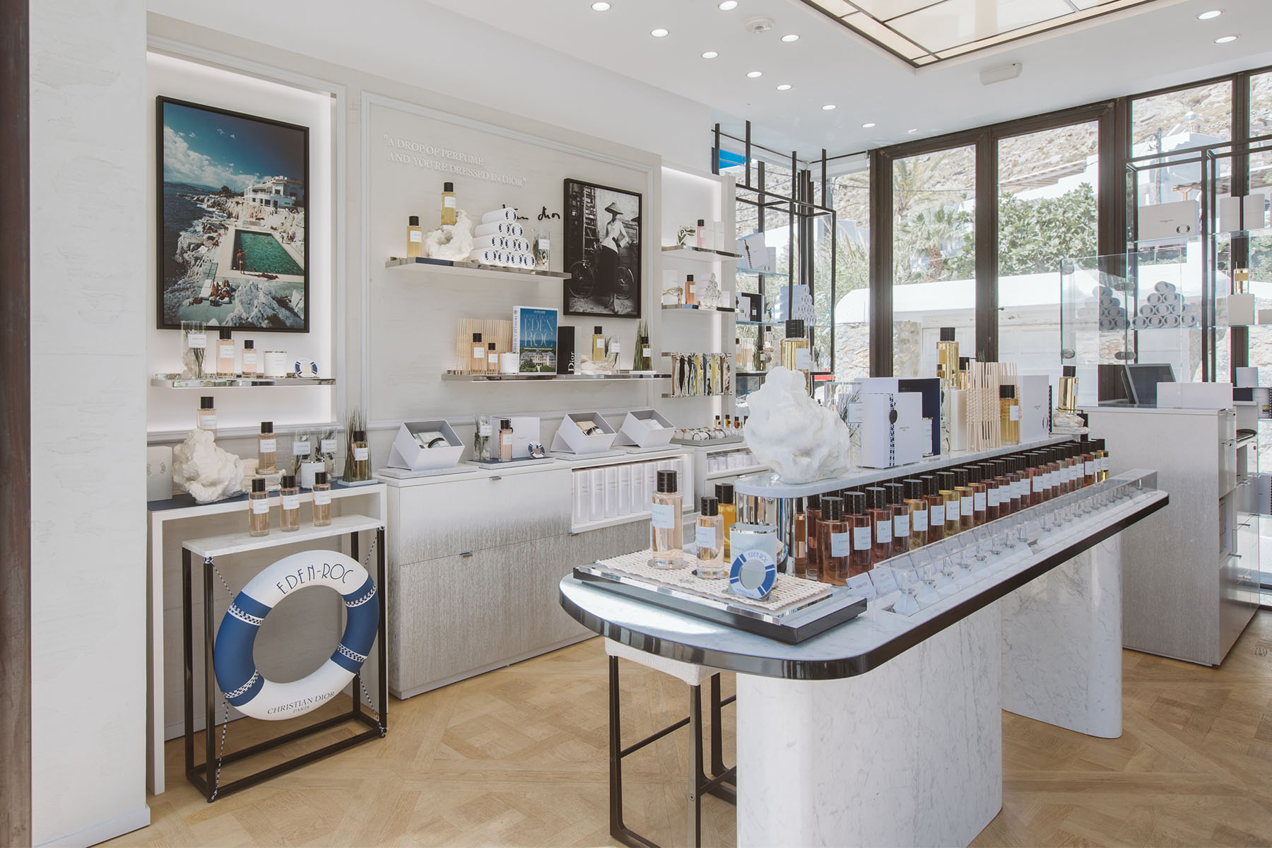 COMMERCIAL STORE OF DIPTYQUE BRAND IN NAMMOS VILLAGE MYKONOS